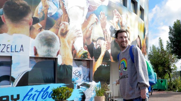 Messi llegó al país y se sumó al seleccionado