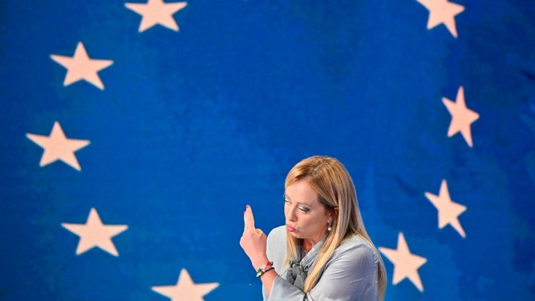 “No queremos rupturas con Europa”, dijo la candidata a premier de la derecha italiana