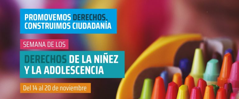 Con distintas actividades se realiza la Semana de los Derechos de la Niñez y la Adolescencia