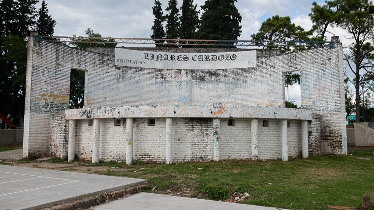 Inicia la obra de refacción en el Anfiteatro Linares Cardozo de San Agustín