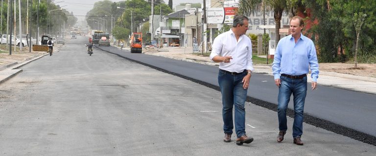 Bordet destacó que la obra de Avenida Zanni dará transitabilidad y seguridad a Paraná