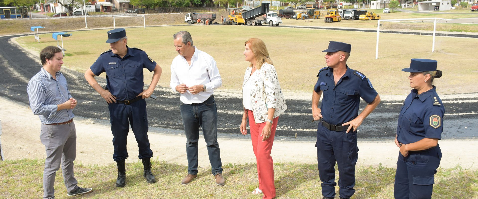 Se construye una pista de Atletismo y Conducción en la Escuela de Policía