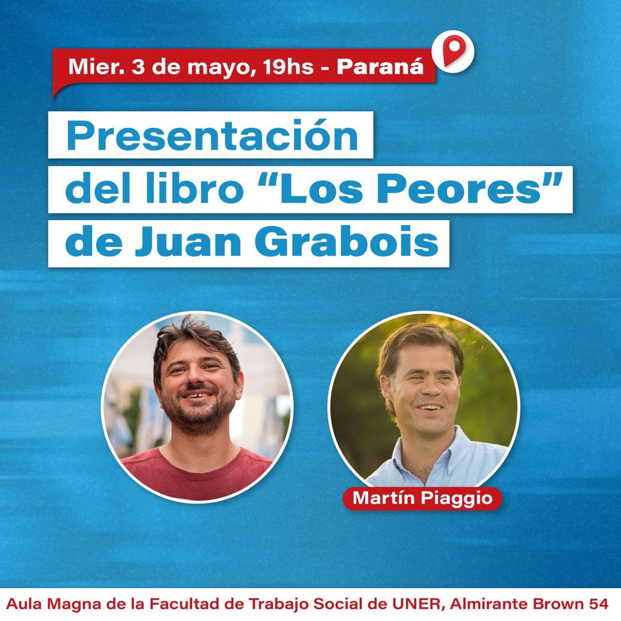 Este miércoles Juan Grabois estará en Paraná