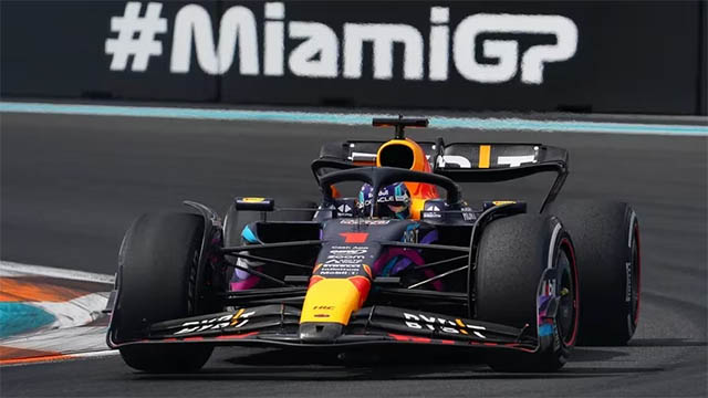 Verstappen ganó con contundencia el Gran Premio de Miami en la Fórmula 1