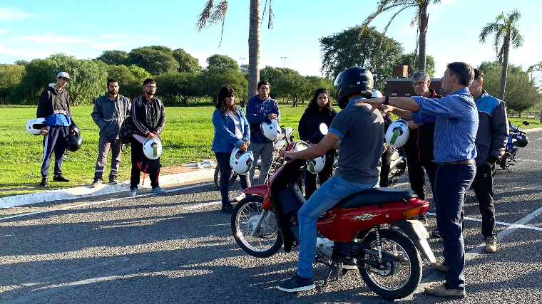 El municipio realizó acciones de concientización en el marco del día nacional de la seguridad vial