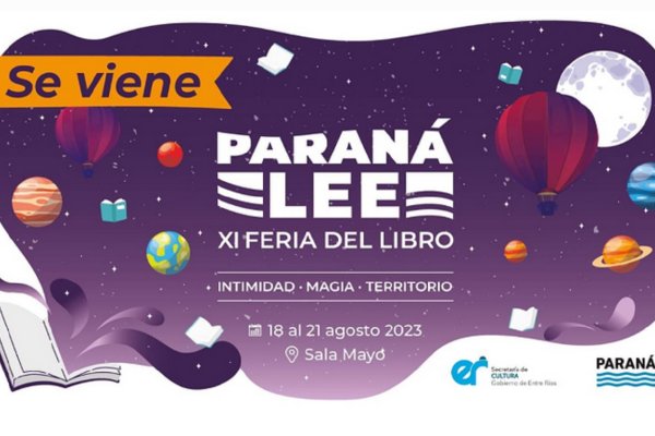 Se viene una nueva edición de la feria del libro Paraná Lee