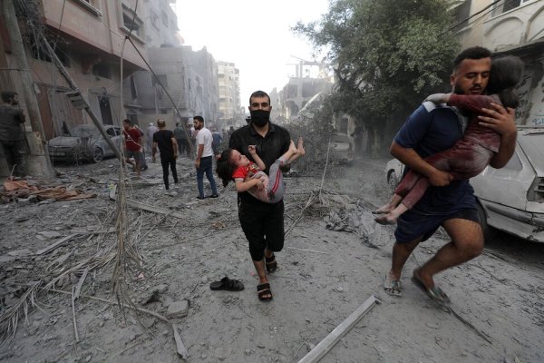 Los ataques de Israel hicieron temblar el suelo de la Franja de Gaza