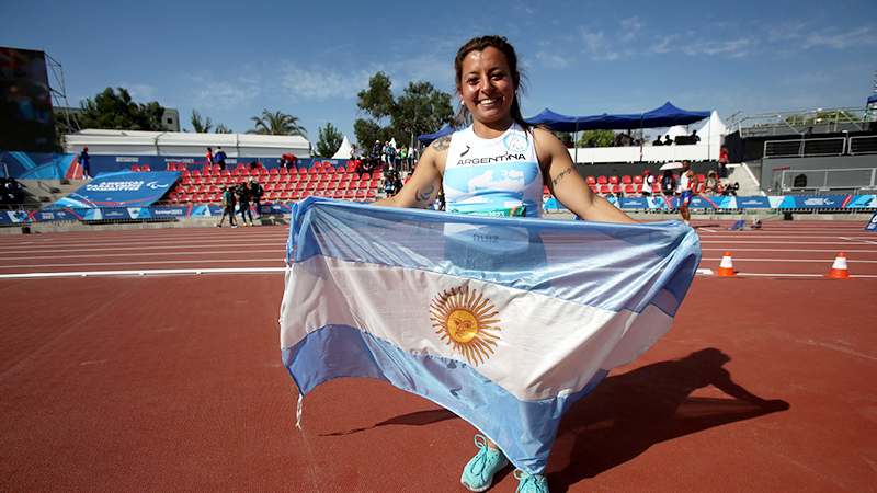 La entrerriana Ruiz Díaz logró el oro tras romper el récord parapanamericano tres veces