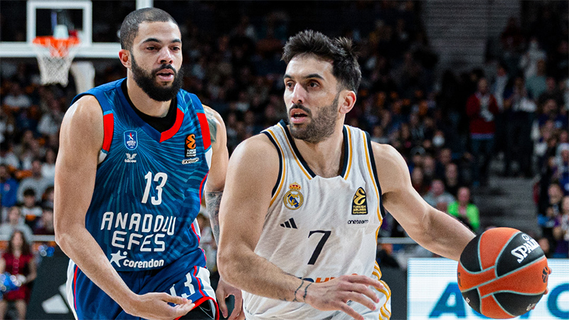 Campazzo se lució en un triunfo histórico de Real Madrid en Euroliga: cuatro prorrogas y récord anotador