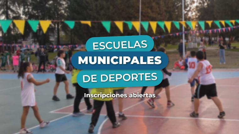 Invitan a participar de las Escuelas Municipales de Deportes