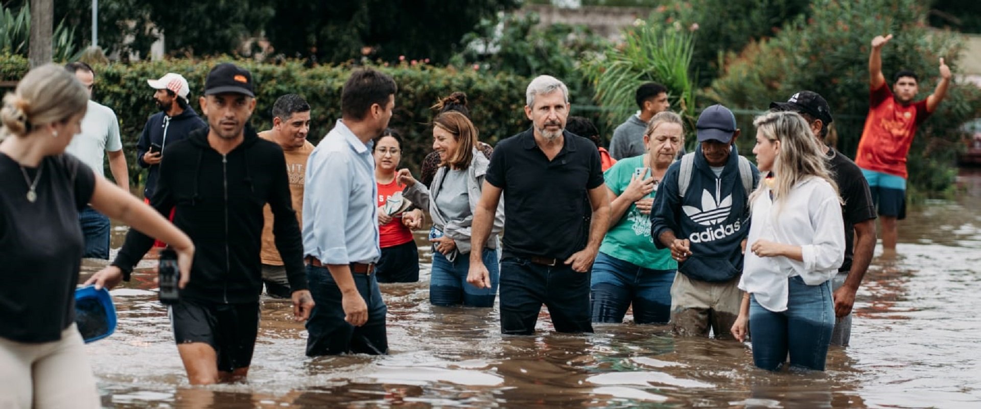 Frigerio estuvo en Gualeguay junto a los vecinos damnificados por el temporal