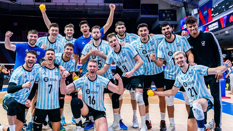 Voley: Argentina, con el entrerriano Vicentin, se clasificó a los Juegos Olímpicos de París