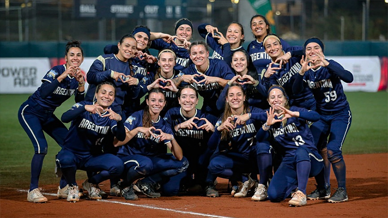Softbol: Argentina ganó y se clasificó a Play-Offs del Sudamericano de Mayores