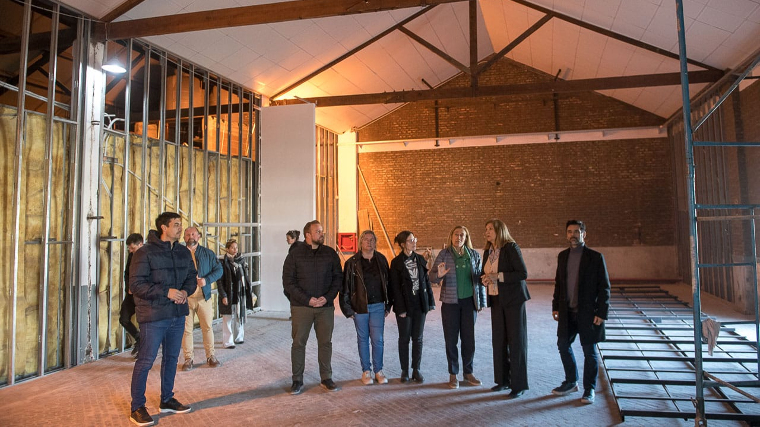 Se reinician las obras en el Juan L. Ortiz