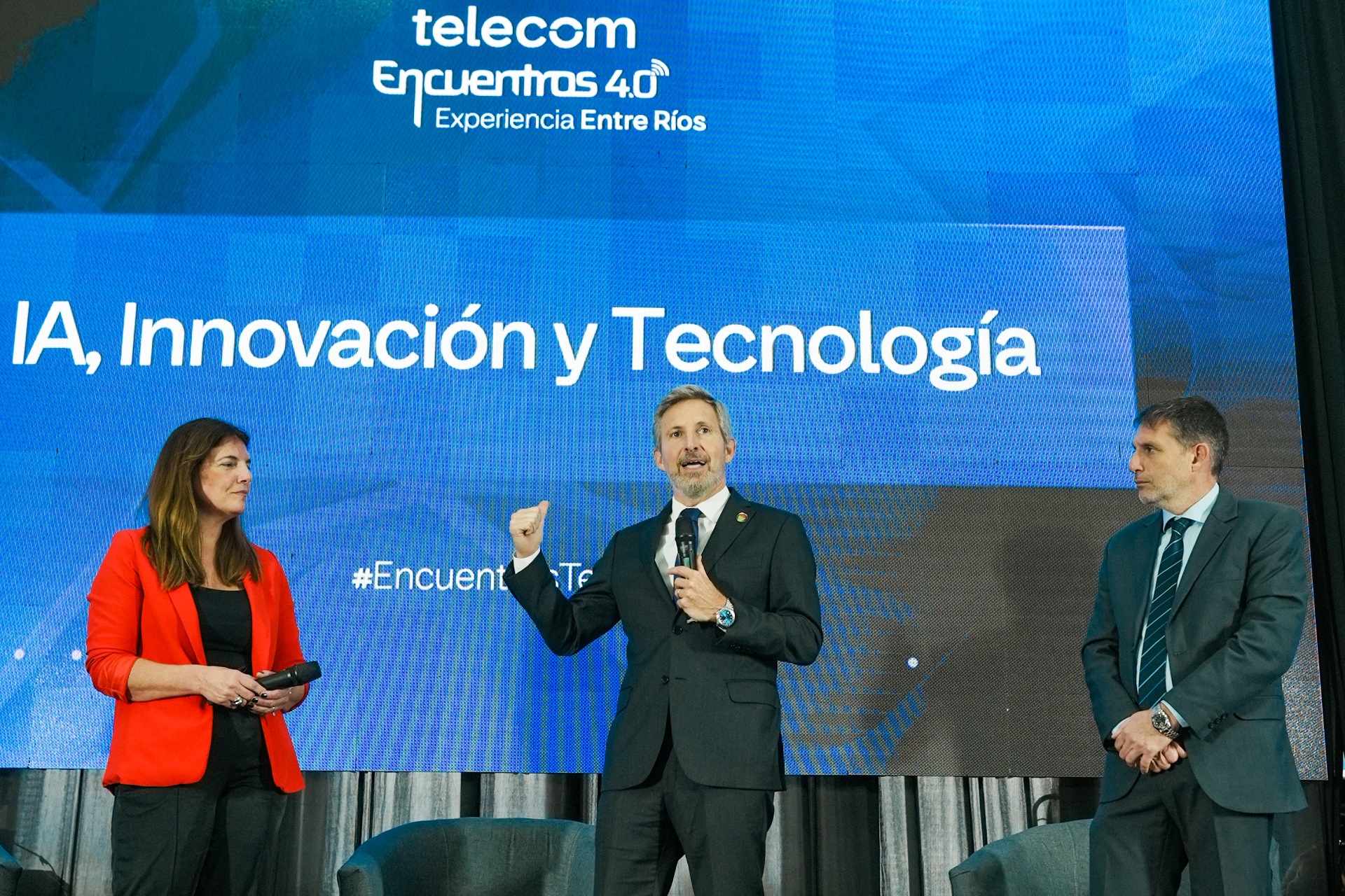 Frigerio destacó la importancia de las nuevas tecnologías para el desarrollo sostenible